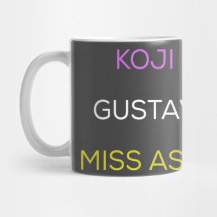 Koji, Gustav & Miss Asia Mug